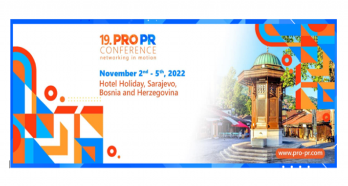 Sarajevo domaćin 19. međunarodne PRO.PR konferencije od 3. do 5. novembra