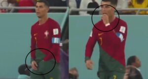 Ronaldo je tokom utakmice protiv Gane progutao nešto što je izvukao iz šorca?