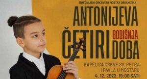 Koncert “Antonijeva četiri godišnja doba” dar mladima za sv. Nikolu