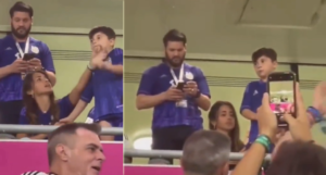 Nestašluk Messijevog sina na tribinama snimile kamere