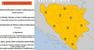 BiH će pogoditi nevrijeme: Upaljen alarm za prostor skoro cijele države!