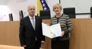 Uručeno uvjerenje o dodjeli mandata Ljubici Miljanović, zastupnici u PSBiH