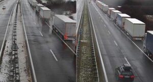 Na autocesti u Hrvatskoj ogromna kolona kamiona, ne mogu ući u Sloveniju