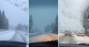 Snijeg stvara probleme vozačima: Kamioni “zaglavili”, na jednom od pravaca zastoj