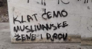 Prefarbani prijeteći i uvrjedljivi grafiti u Čapljini