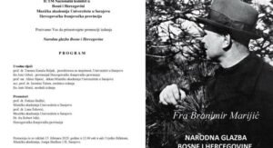 U srijedu promocija knjige “Narodna glazba Bosne i Hercegovine”