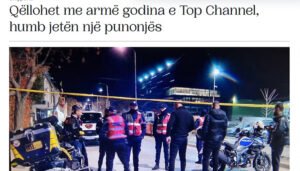 Izvršen napad na albansku TV stanicu, jedan radnik ubijen iz kalašnjikova