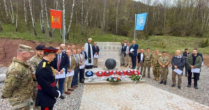 Otkriven spomenik poginulim britanskim vojnicima iz sastava UNPROFOR-a