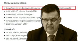 Zašto Tegeltija u EU ne bi mogao biti direktor, a u BiH može