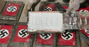 Zaplijenjeno 58 kilograma kokaina pakiranog u pakete s nacističkim svastikama