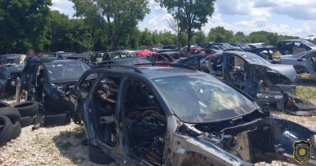 Akcija “Hercegovina”: Policija obavila pretrese na auto otpadima