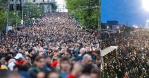 Završen je najveći protest u Srbiji u proteklih 10 godina