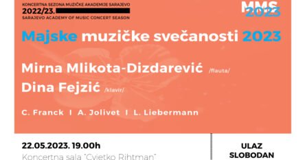 Koncert flautistice Mirne Mlikota-Dizdarević i pijanistice Dine Fejzić