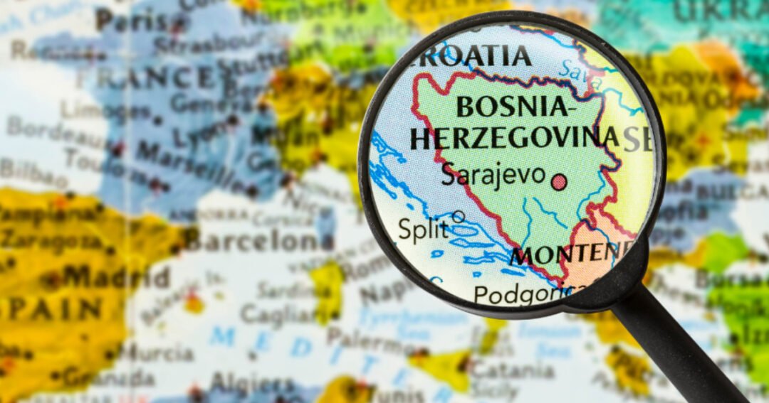bosna i hercegovina mapa