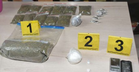 Uhapšen diler, u pretresu pronađeni speed i marihuana