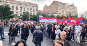 Zastava “Srpsko Sarajevo” vijori se u Beogradu