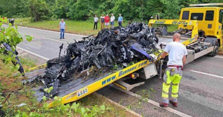 Zastrašujuća nesreća u Hrvatskoj: Od vozila vrijednog 300.000 eura nije ostalo ništa