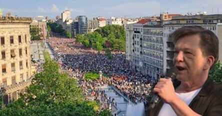 Bjelogrlić na protestu u Beogradu: Sva zla koja smo činili drugima i sebi, skupila su se…
