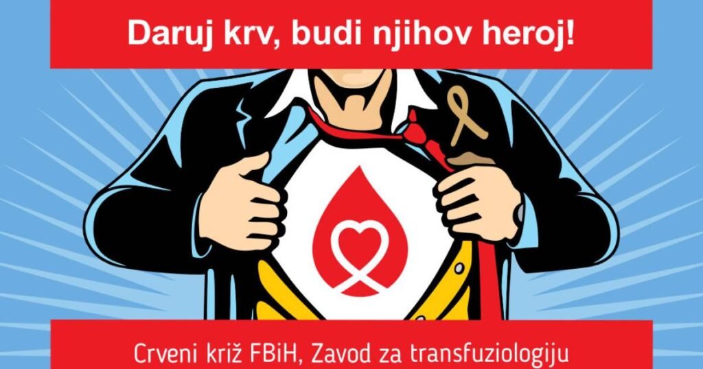 Akcija darivanja krvi: Daruj krv, budi opet njihov heroj