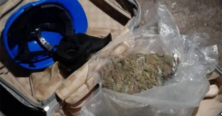Policija u akciji “Kofer” oduzela više od kilogram marihuane, pronađene i dvije mačete