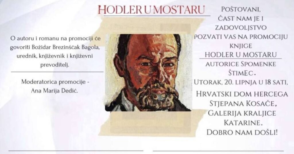 Promocija romana Spomenke Štimec “Hodler u Mostaru”
