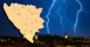 Upaljen narandžasti meteoalarm: BiH će pogoditi jako nevrijeme