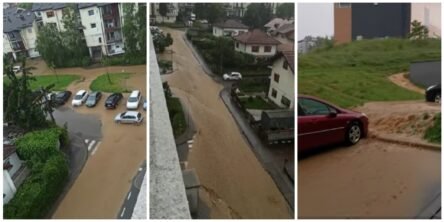 Jako nevrijeme u Banjaluci, rijeke teku ulicama, poplavljeni garaže i podrumi