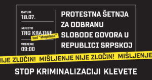 Novinari i aktivisti najavili protest zbog izmjena Krivičnog zakonika