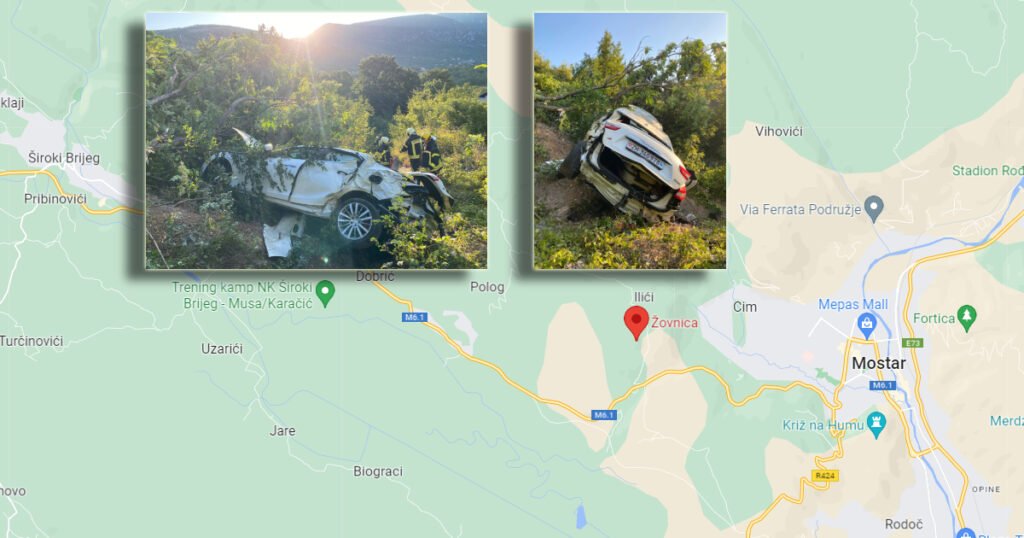 U nesreći kod Mostara povrijeđeno troje djece