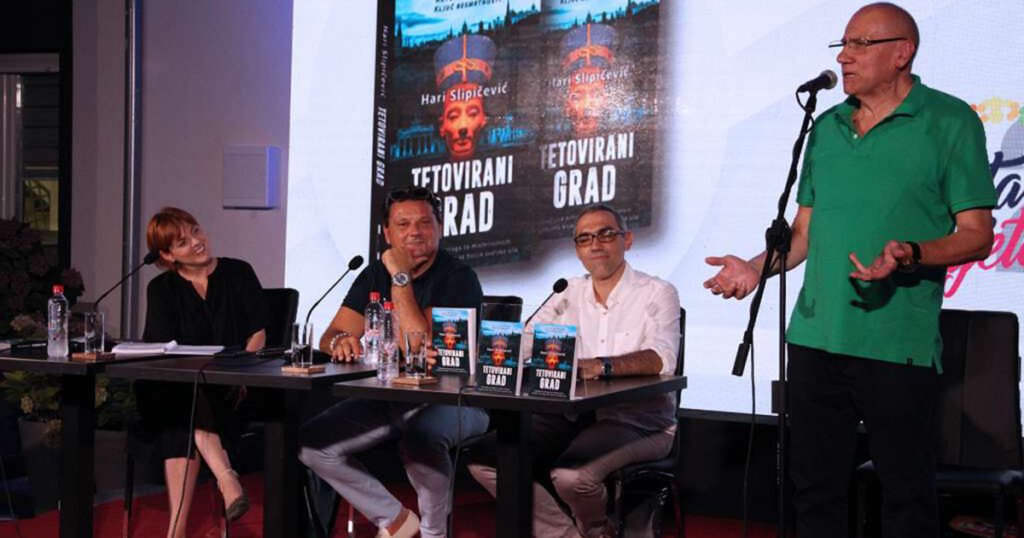Hari Slipičević promovirao novi roman “Tetovirani grad”