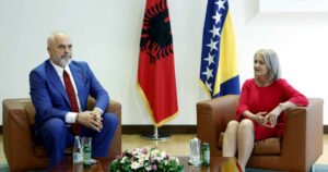 Edi Rama u posjeti BiH, održao sastanak s predsjedavajućom Krišto
