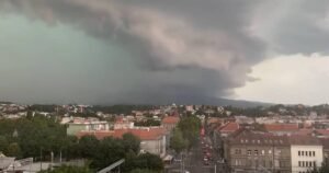 Ovako je izgledao dolazak strašne oluje u Zagreb