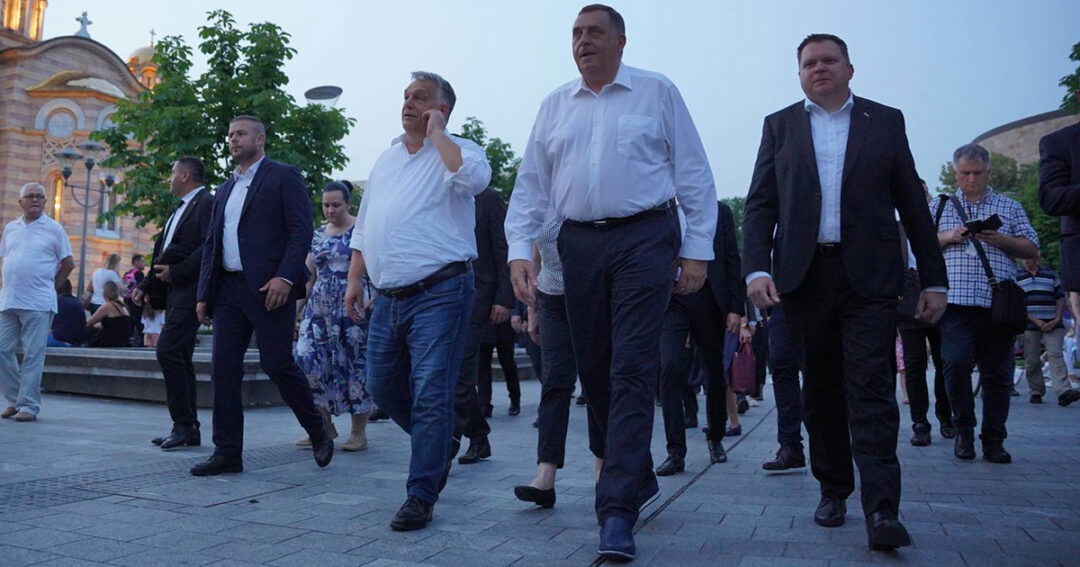 Dodik i Orban prošetali centrom Banja Luke