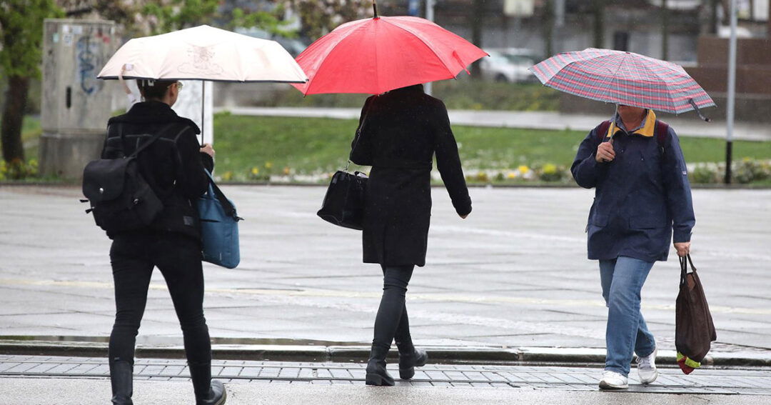 Zagreb: Kiša i vjetar, pa navečer zahlađenje