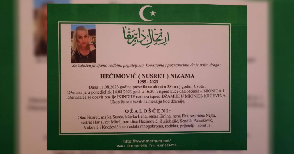 dzenaza nizama hecimovic