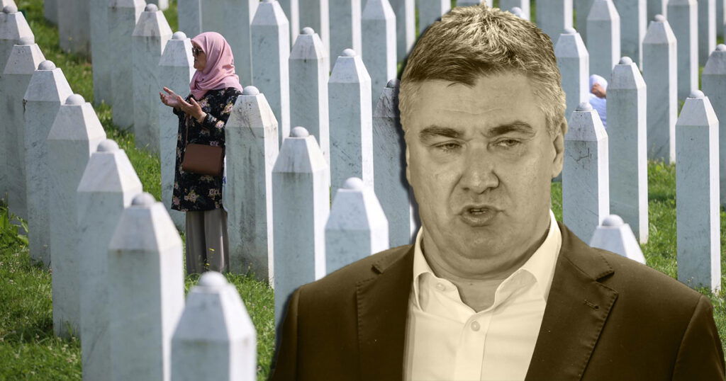 potočari genocid milanović