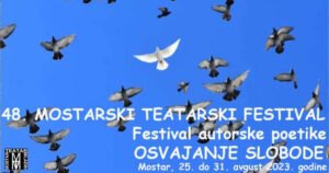 Počinje 48. mostarski teatarski festival – Festival autorske poetike