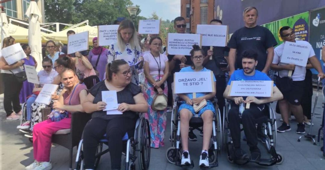protest tuzla osobe s invaliditetom