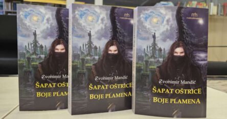 Promovisan prvi roman Zvonimira Mandića ‘Šapat oštrice boje plamena’