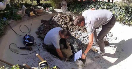 U Brčkom ekshumirani posmrtni ostaci jedne osobe, bili su sakriveni ispod fontane