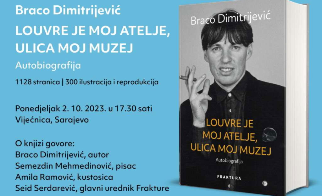 Promocija autobiografije Brace Dimitrijevića “Louvre je moj atelje, ulica moj muzej”