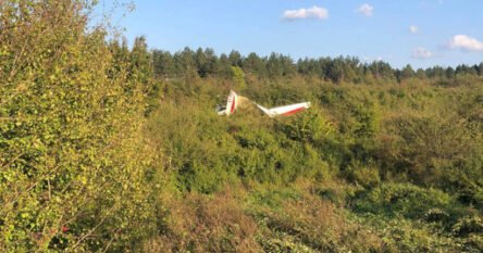 Kod Bihaća se srušila letjelica, pilot poginuo