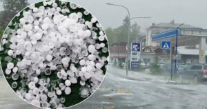 Dijelove BiH pogodila “ledena oluja”, padao grad veličine oraha