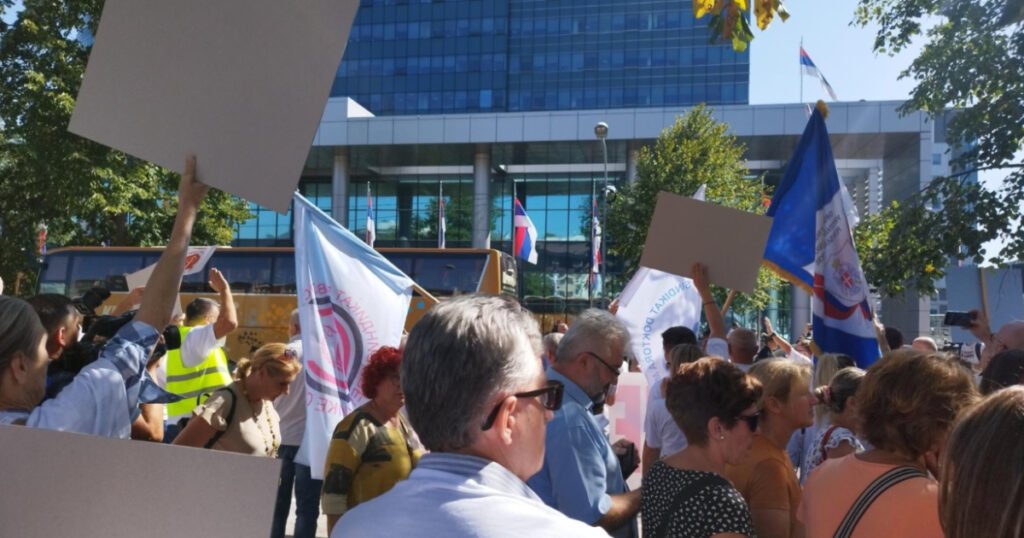 protest sindikalisti banjaluka vlada rs