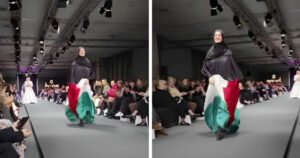 Hana na reviji u Srbiji nosila haljinu u bojama palestinske zastave, obrisali joj slike