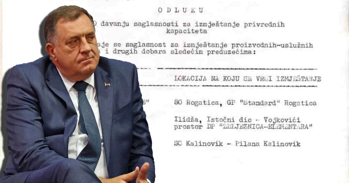 Dokumenti Kao Dokaz: "Dodik Iznosi Neistine O Odlasku Srba Iz ...