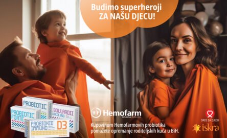 Dio novca od prodaje probiotika Hemofarm izdvaja za podršku roditeljskim kućama