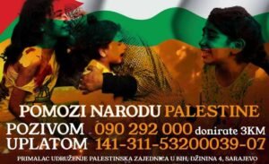 Pokrenut humanitarni broj za pomoć narodu Palestine