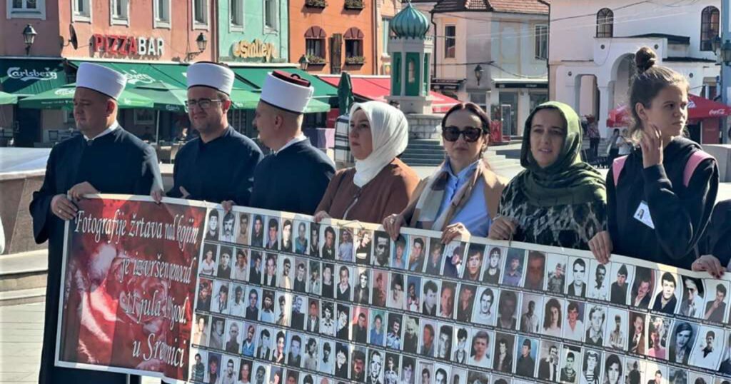 Majke Srebrenice i Podrinja s Trga slobode upozorile na spor proces ekshumacija