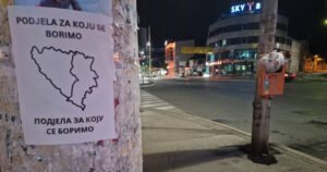 Postavljeni plakati na kojima je prikazana podijeljena BiH, policija istražuje slučaj